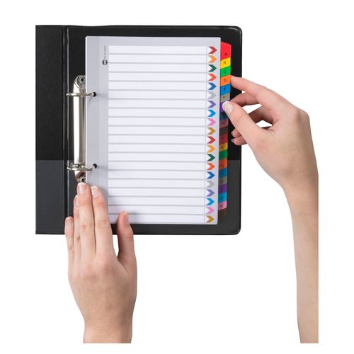 Marbig Indices & Dividers A-Z Tab Reinforced A5 Colour