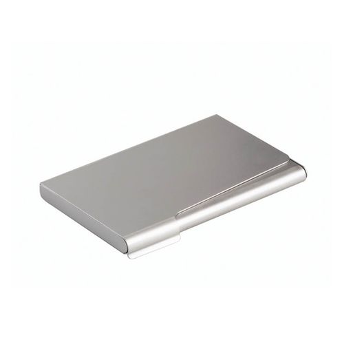 Durable Business Card Box 20 Card Capacity Aluminium