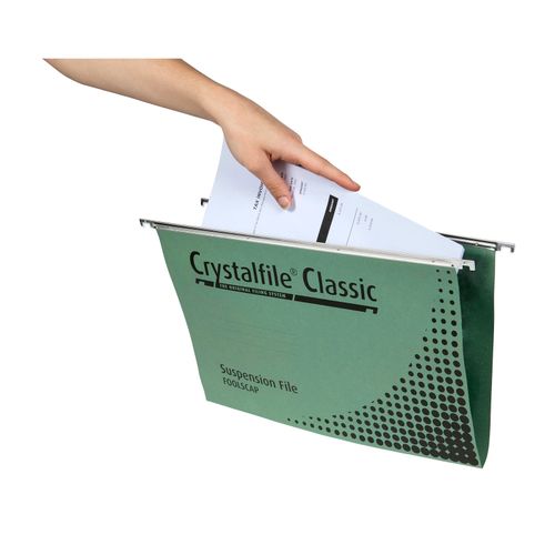 Crystalfile Complete Suspension Files Foolscap Classic Pack 50