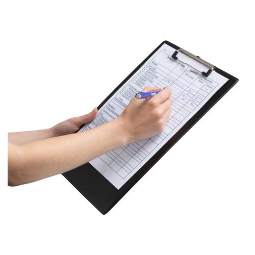 Marbig Clipboard Foolscap Black