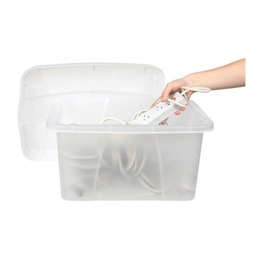 Crystalfile Box Porta Mini 20L Clear Pack 6