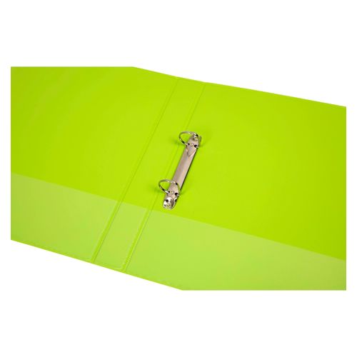 Marbig Clearview Insert Ring Binder A4 25mm 2d Lime