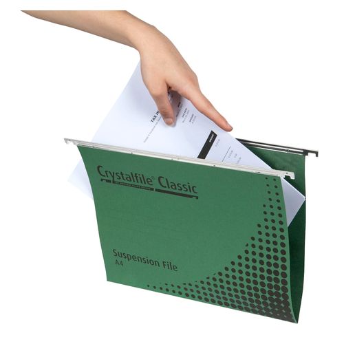 Crystalfile Complete Suspension Files A4 Classic Box 50