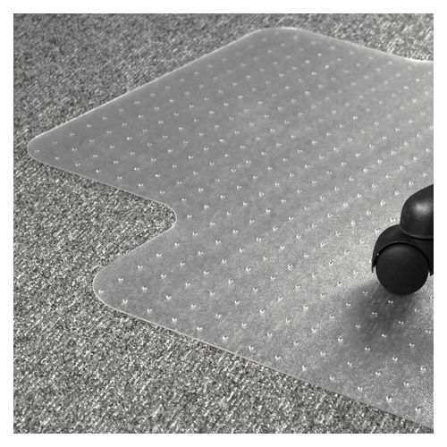 Floortex Chair Mat PVC Standard Pile Carpet 114x135cm Keyhole