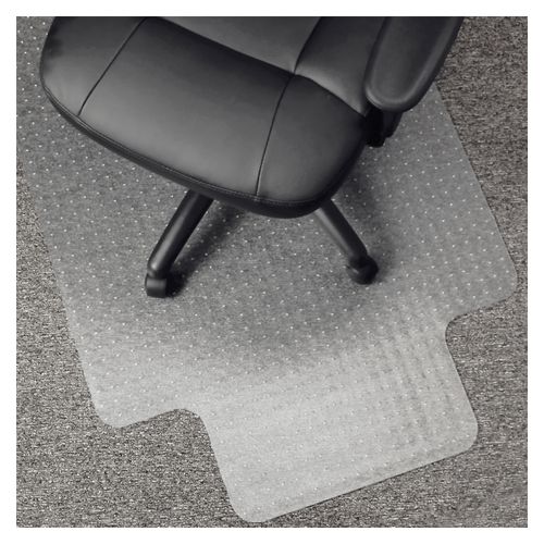 Floortex Chair Mat PVC Standard Pile Carpet 114x135cm Keyhole