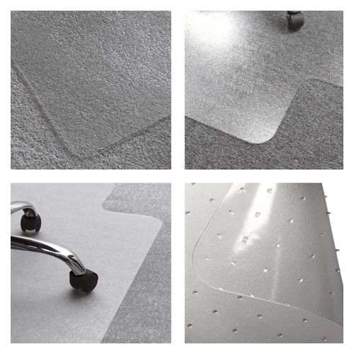 Floortex Chair Mat PVC Standard Pile Carpet 114x135cm Keyhole