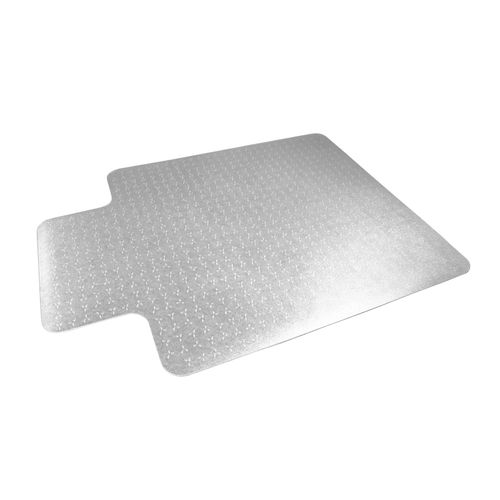 Floortex Trylok Chair Mat PVC Low Pile Carpet 115x134mm Keyhole