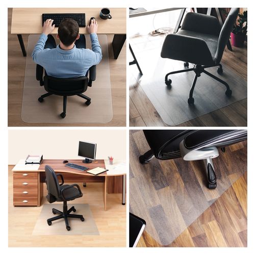 Floortex Chair Mat Polycarbonate Hard Floor 116x150cm Rectangle