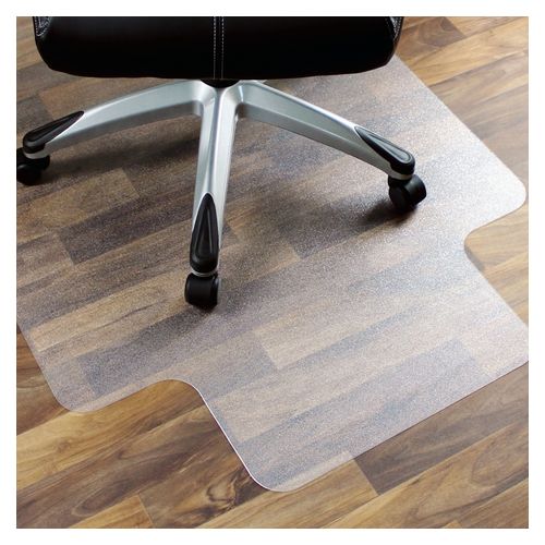 Floortex Chair Mat PVC Hard Floor 90x121cm Keyhole