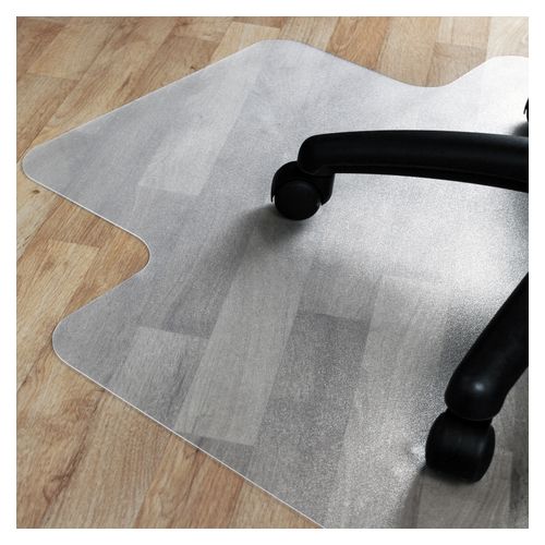 Floortex Chair Mat PVC Hard Floor 114x135cm Keyhole