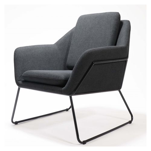 Cardinal Single Seater Arm Chair Charcoal