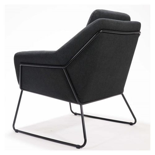 Cardinal Single Seater Arm Chair Charcoal
