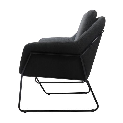 Cardinal Two Seater Arm Chair Charcoal