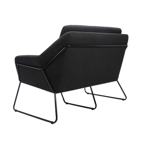 Cardinal Two Seater Arm Chair Charcoal