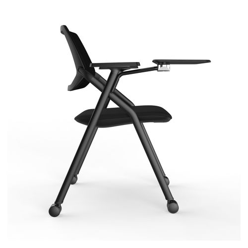 Air Mesh Back Training Chair with Tablet Arm Black