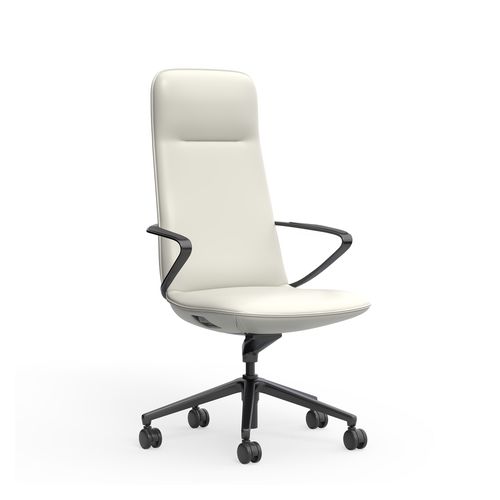 Nico Executive Chair High Back Grey Leather