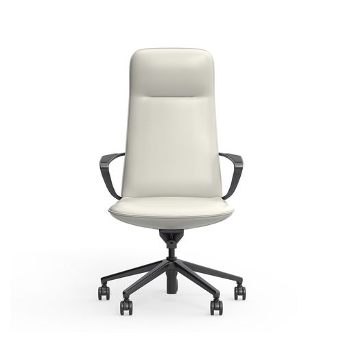 Nico Executive Chair High Back Grey Leather