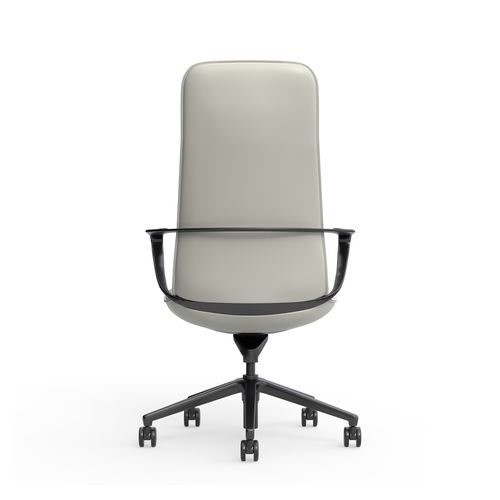 Nico Executive Chair High Back Grey Leather