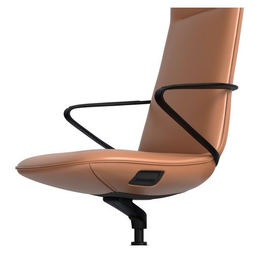 Nico Executive Chair Mid Back Grey Leather