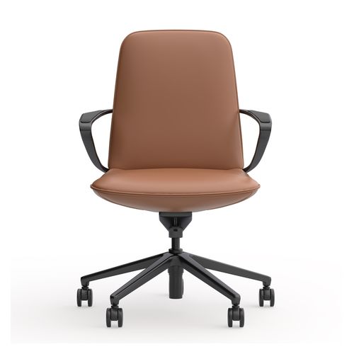 Nico Executive Chair Mid Back Tan Leather