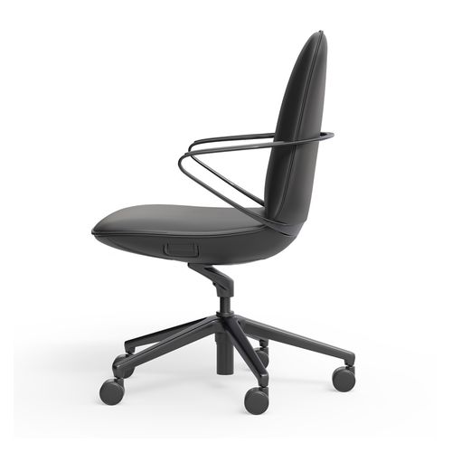 Nico Executive Chair Mid Back Charcoal PU