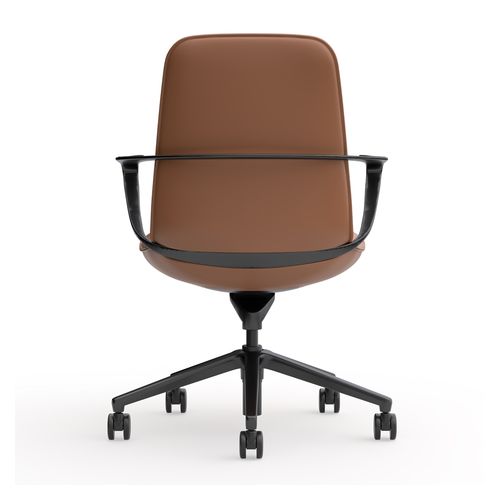 Nico Executive Chair Mid Back Tan PU