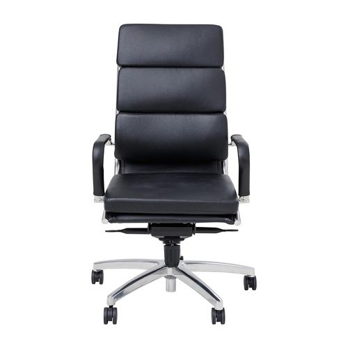 Mode Executive Chair High Back with Arms Chrome Base Black PU