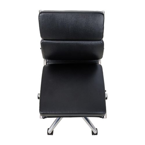 Mode Executive Chair Mid Back no Arms Chrome Base Black PU