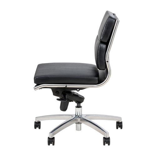Mode Executive Chair Mid Back no Arms Chrome Base Black PU