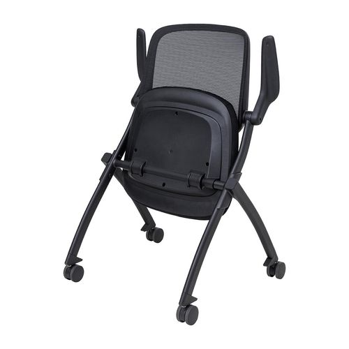 Logic Training Chair with Castors & Arms Black