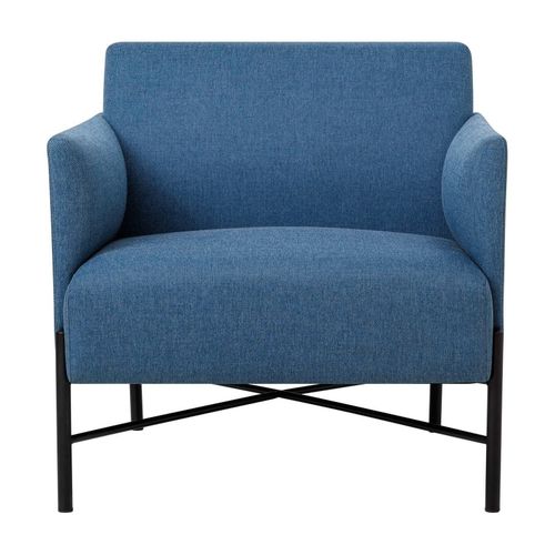Avalon 1-Seater Lounge Vico Ocean Blue Upholstery