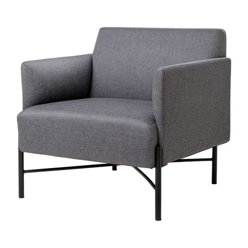 Avalon 1-Seater Lounge Vico Ashstone Grey Upholstery