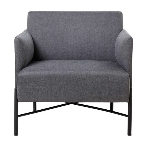 Avalon 1-Seater Lounge Vico Ashstone Grey Upholstery