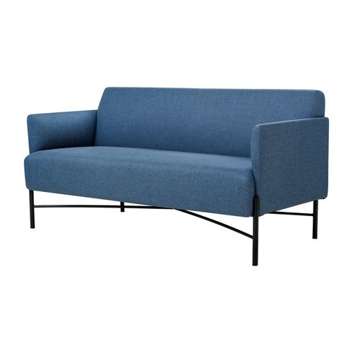 Avalon 2-Seater Lounge Vico Ocean Blue Upholstery