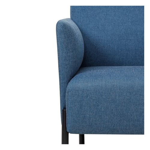 Avalon 2-Seater Lounge Vico Ocean Blue Upholstery