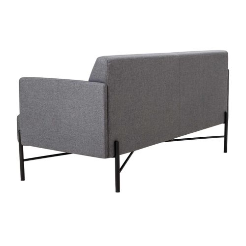 Avalon 2-Seater Lounge Vico Ashstone Grey Upholstery