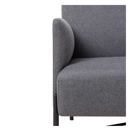 Avalon 2-Seater Lounge Vico Ashstone Grey Upholstery