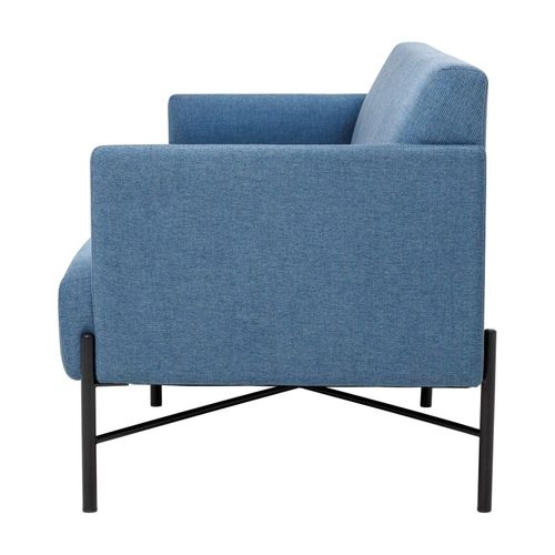 Avalon 3-Seater Lounge Vico Ocean Blue Upholstery