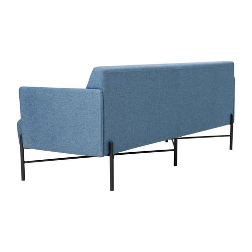 Avalon 3-Seater Lounge Vico Ocean Blue Upholstery