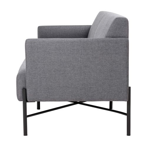Avalon 3-Seater Lounge Vico Ashstone Grey Upholstery