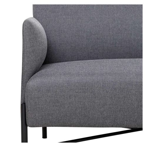 Avalon 3-Seater Lounge Vico Ashstone Grey Upholstery