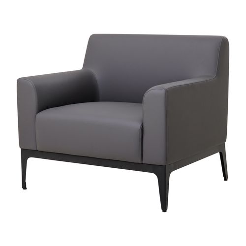 Avalon 1-Seater Lounge Charcoal PU