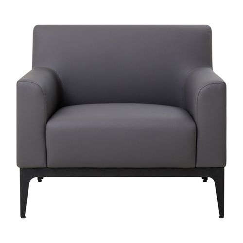 Avalon 1-Seater Lounge Charcoal PU