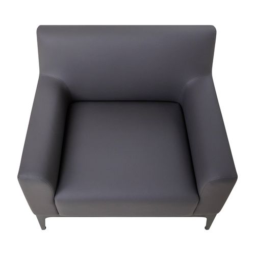 Avalon 1-Seater Lounge Charcoal PU