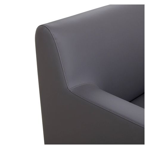 Avalon 1-Seater Lounge Charcoal PU