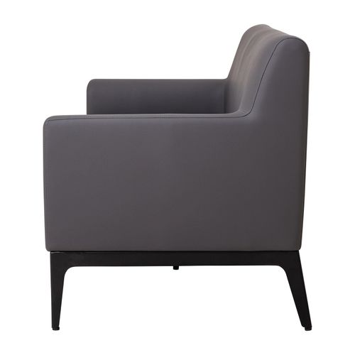 Avalon 2-Seater Lounge Charcoal PU