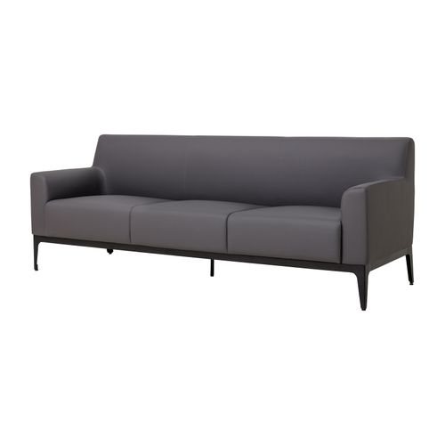 Avalon 3-Seater Lounge Charcoal PU