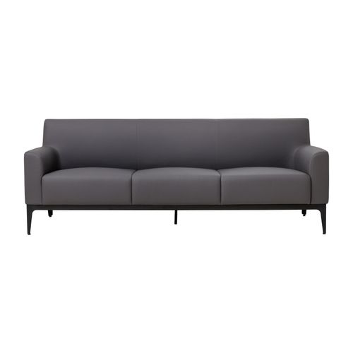Avalon 3-Seater Lounge Charcoal PU
