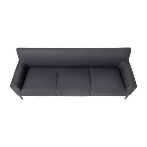 Avalon 3-Seater Lounge Charcoal PU
