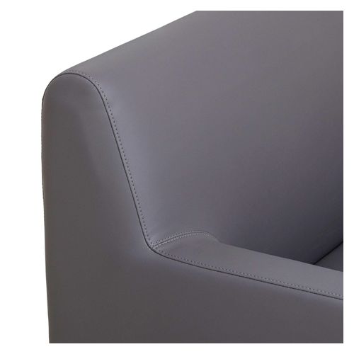 Avalon 3-Seater Lounge Charcoal PU
